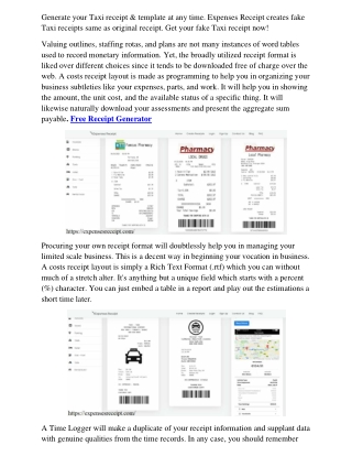 Make A Fake Receipt