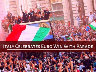 Italy celebrates Euro win with parade
