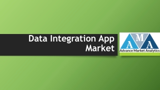 Data integration app Market Study: An Emerging Hint of Opportunity