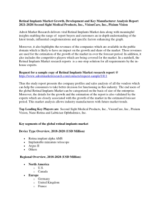 Retinal Implants Market