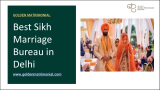 Best Sikh Marriage Bureau in Delhi