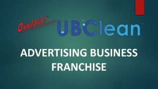 ADVERTISING BUSINESS FRANCHISE