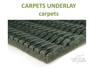 carpets underlay