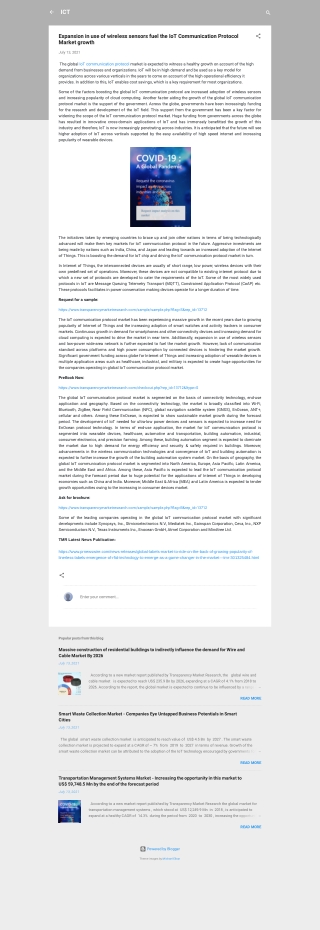 Internet of Things (IoT) in Utilities Market Trends & Forecast by 2026