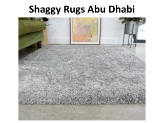 Shaggy Rugs Abu Dhabi