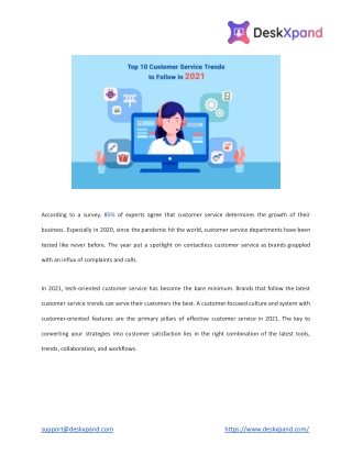 Top 10 Customer Service Trends to Follow in 2021