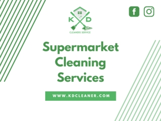 Supermarket Cleaning Service in San Francisco