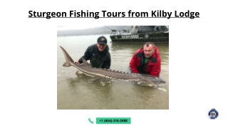 Sturgeon Fishing Tours from Kilby Lodge