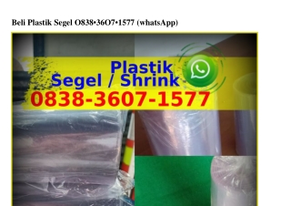 Beli Plastik Segel ౦838-3Ϭ౦ᜪ-l5ᜪᜪ(whatsApp)