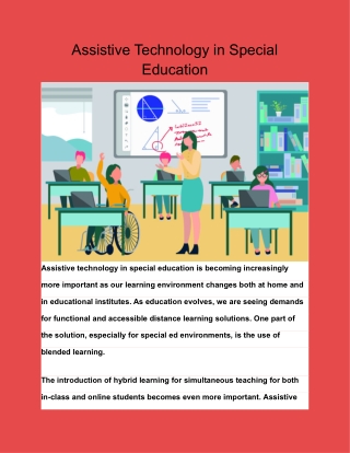 Assistive Technology in Special Education