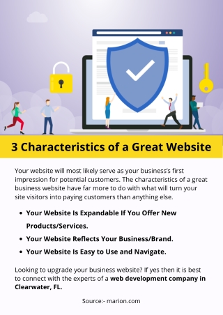 3 Characteristics of a Great Website