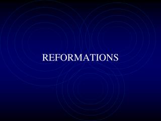 REFORMATIONS