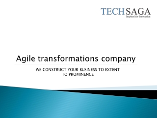 Agile Transformations Company | TECHSAGA