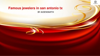 Famous jewelers in san antonio tx