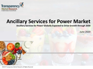 3.Ancillary Services for Power Market