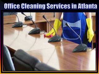 Office Cleaning Services in Atlanta