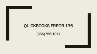 QuickBooks Error 136