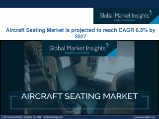 Aircraft Seating Market 2027 By Industry Growth & Regional Forecast