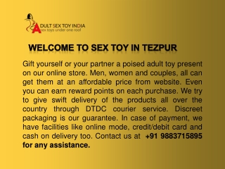 Sex toys in Tezpur