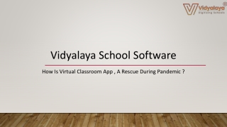 How Is Virtual Classroom App , A Rescue During Pandemic