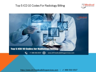 Top 5 ICD 10 Codes for Radiology Billing