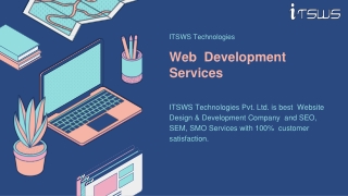 Web Development Services, Corporate Website in India