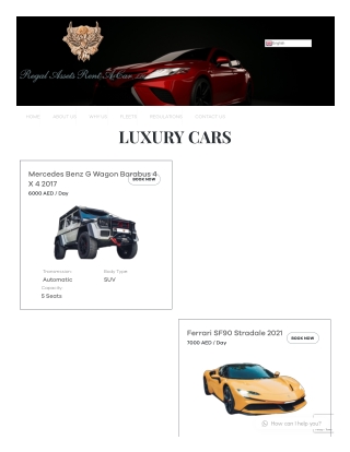 Now rent a luxury car in Dubai