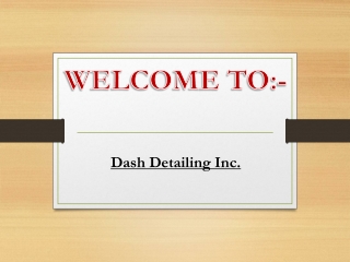 Best Car detailing in Connaught
