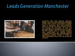 Leads Generation Manchester