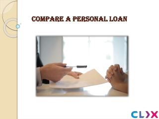 Parameters for comparision for a  personal loan
