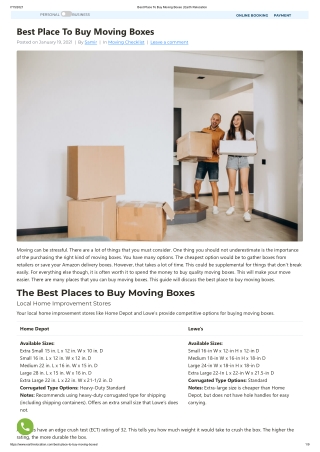 Best Place To Buy Moving Boxes _ Earth Relocation