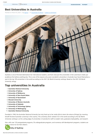 Best Universities in Australia _ Earth Relocation
