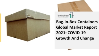 2021 Bag-In-Box Containers Market Size, Growth, Drivers, Trends And Forecast