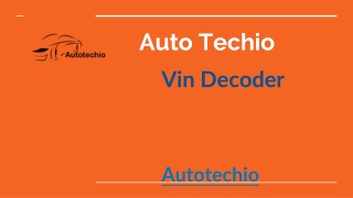 VIN Decoder