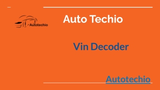 VIN Decoder