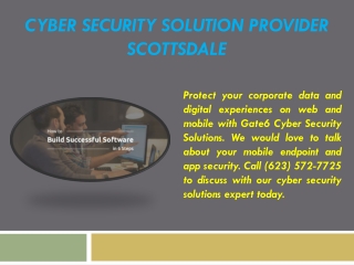 Cyber Security Solution Provider Scottsdale