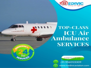 Avail Medivic Air Ambulance Service in Patna with Emergency Healthcare