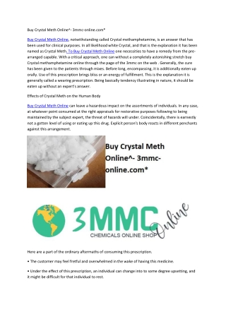 Buy Crystal Meth Online^- 3mmc-online.com*