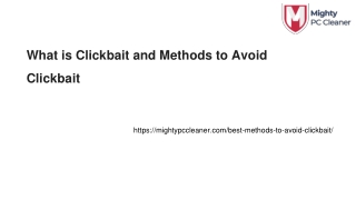 What is Clickbait and Methods to Avoid Clickbait