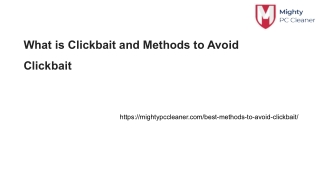 What is Clickbait and Methods to Avoid Clickbait
