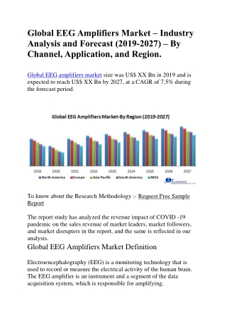 Global EEG Amplifiers Market