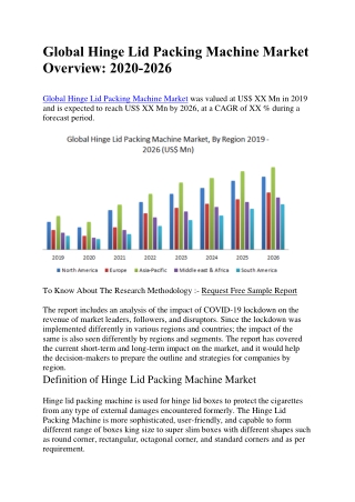 Global Hinge Lid Packing Machine Market Overview