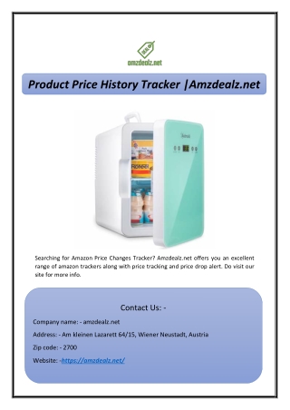 Product Price History Tracker |Amzdealz.net