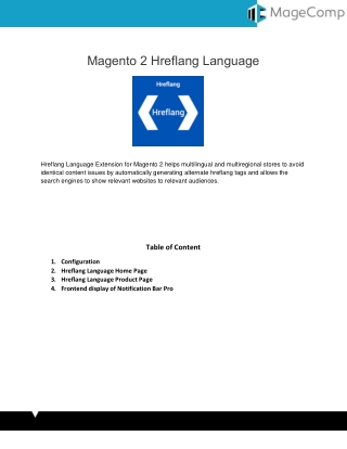 Magento 2 Hreflang Extension