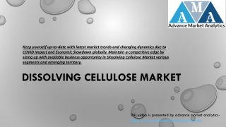 Dissolving Cellulose Market Review: Long-Term Opportunity Vs. Short-Term Challen