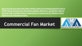 Commercial Fan Market: Getting Back To Growth: