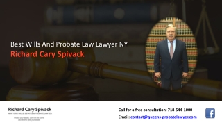 Best Wills And Probate Law Lawyer NY - Richard Cary Spivack