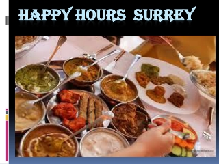 Happy Hours  Surrey