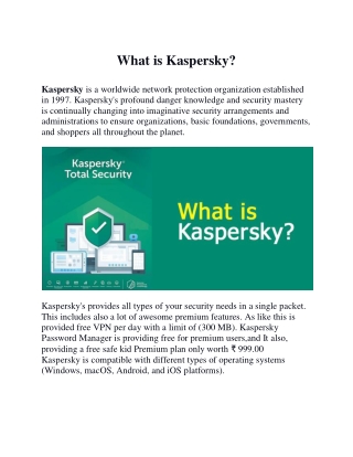 How to install kaspersky total security