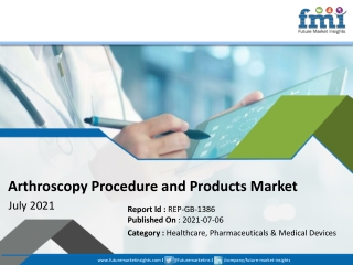 Arthroscopy Procedure and Products Market Segmentation